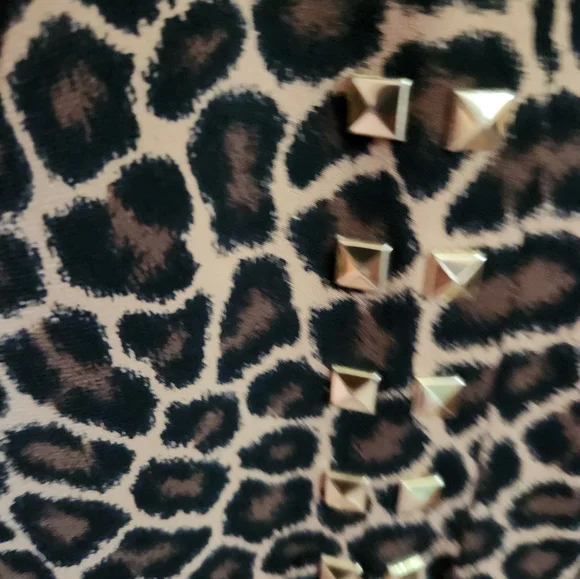 Michael Kors Leopard Print Long Sleeve Dress - Picture 5 of 10